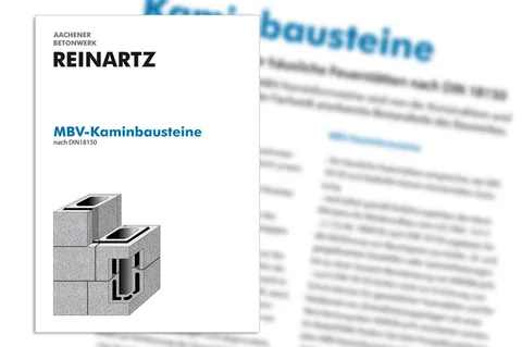 Screenshot/Foto vom Projekt Broschüre Kaminbausteine Reinartz